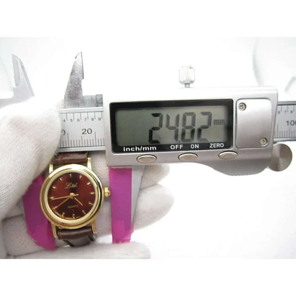 Women's LTD Quartz Analog 24mm Dial Causal Round Watch (E50)